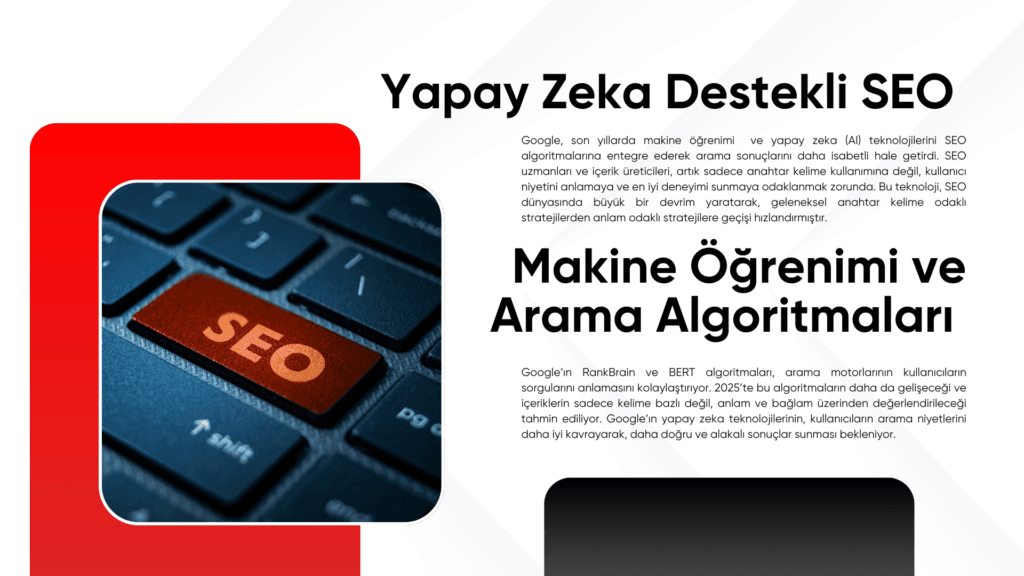 2025'te Öne Çıkan SEO Teknikleri ve Teknolojileri